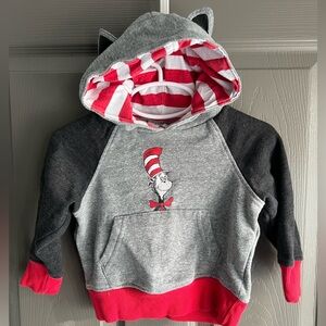 Dr. Seuss Cat In The Hat Hoodie 12m